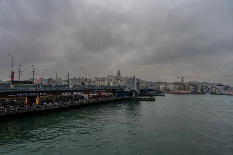 Galata bridge Stock Photos