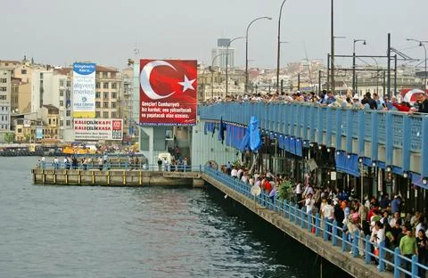 Galata Bridge Stock Photos