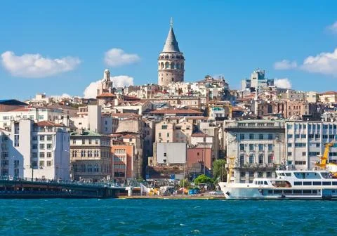 Galata district Stock Photos