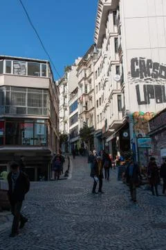 Galata streets Stock Photos