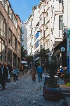Galata streets Stock Photos