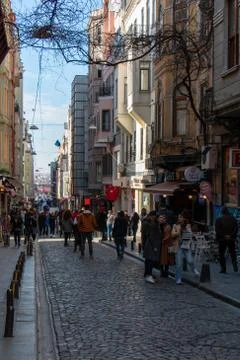 Galata streets Stock Photos