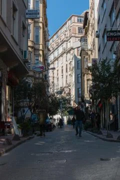 Galata streets Stock Photos