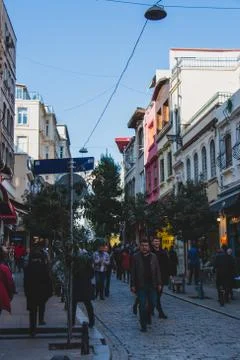 Galata streets Stock Photos