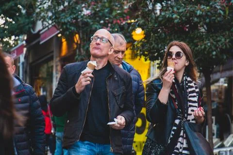 Galata streets Stock Photos
