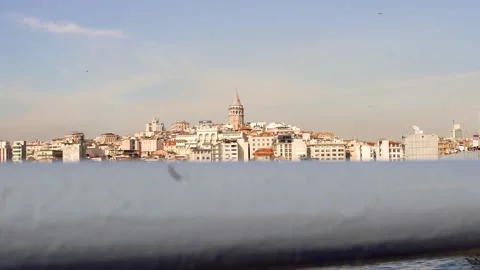 Galata Tower 02 Stock Footage 141437247