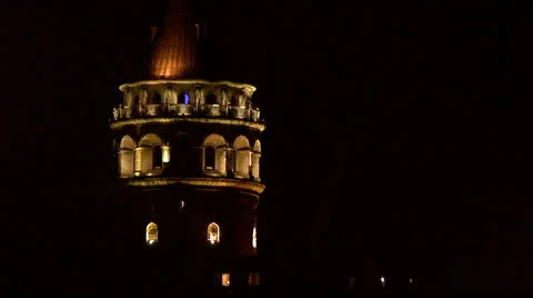 Galata Tower Stock Footage 23340140