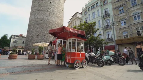 Galata tower Stock Footage 90900037