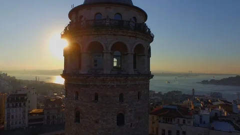 Galata Tower Stock Footage 113907522