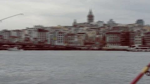 Galata Tower Istanbul Stock Footage 106814953