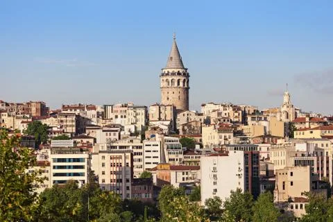 The Galata Tower Stock Photos