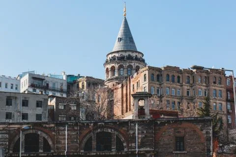 Galata tower Stock Photos