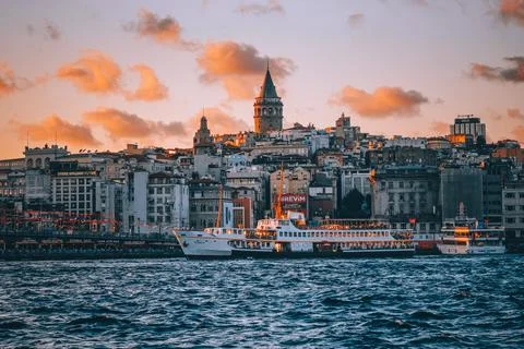 Galata Tower Foto stock