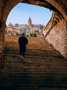Galata Tower Foto stock