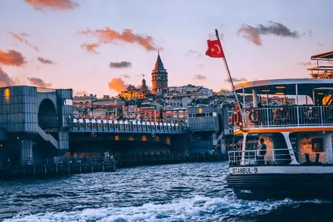 Galata Tower Foto stock