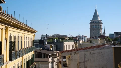 Galata tower view Stock-Footage 241030378