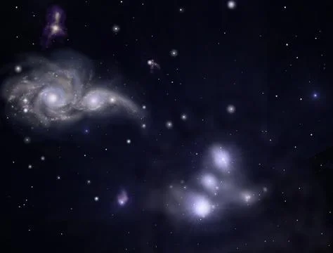Galaxies Illustrazione stock
