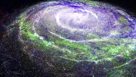 Galaxy 1 - Hypersonic Flight Over Video stock 98731700