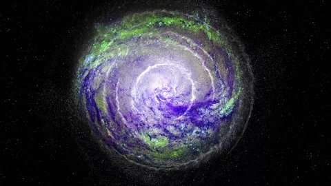 Galaxy 1 - Through Video stock 104126851