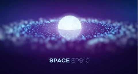 Galaxy in abstract style on light background. Abstract space vector backgroun イラスト素材