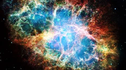 Galaxy and Nebula. Abstract background. Elements of this Image Furnished by N Stock Illustration