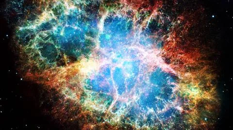 Galaxy and Nebula. Abstract background. Elements of this Image Furnished b... Stock Photos