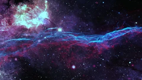 Galaxy and Nebula. Abstract space background. Endless universe with stars  Stock Footage 249737988
