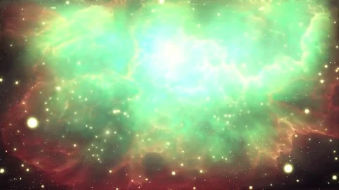 Galaxy and Nebula. Abstract space background. Video stock 340567407