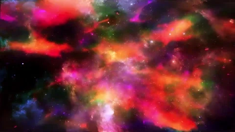 Galaxy and Nebula. Abstract space background. Stock Footage 340567454