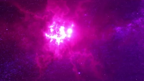 Galaxy and Nebula. Abstract space background. Stock Footage 340567456