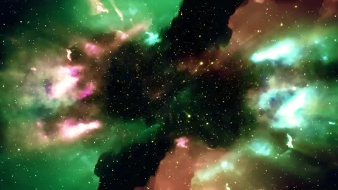 Galaxy and Nebula. Abstract space background. Stock Footage 340567508