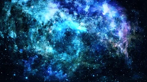 Galaxy and Nebula. Abstract space background. Stock Footage 340879627