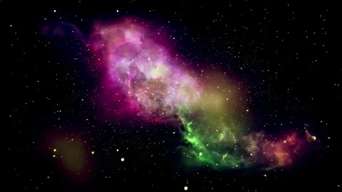 Galaxy and Nebula. Abstract space background. Stock Footage 340879634