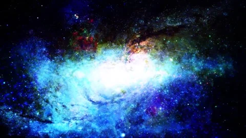 Galaxy and Nebula. Abstract space background. Stock Footage 340890833