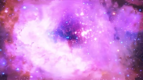Galaxy and Nebula. Abstract space background. Stock Footage 340904116