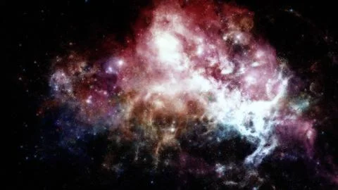 Galaxy and nebula. Elements of this Image Furnished by NASA Stock Photos