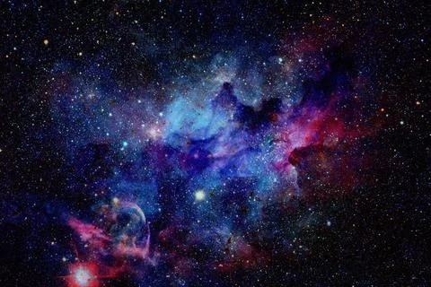 Galaxy and nebula. Elements of this Image Furnished by NASA Galaxy and neb... 스톡 사진