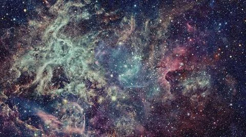 Galaxy and nebula. Elements of this Image Furnished by NASA Galaxy and neb... 스톡 사진