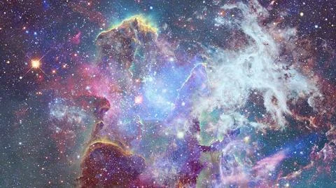 Galaxy and nebula. Elements of this Image Furnished by NASA Galaxy and neb... 스톡 사진