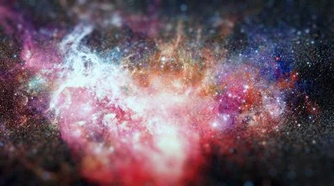 Galaxy and nebula. Elements of this Image Furnished by NASA Galaxy and neb... 스톡 사진