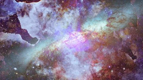 Galaxy and nebula. Elements of this Image Furnished by NASA Galaxy and neb... 写真素材