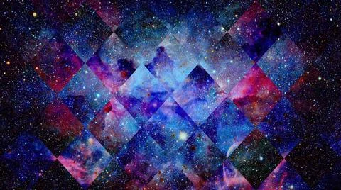 Galaxy and nebula. Elements of this Image Furnished by NASA Abstract hipst... Stock Photos