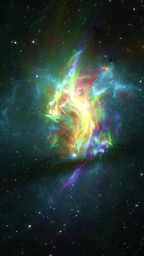 Galaxy and Nebula in space. Abstract space background, galaxies in outer space. Stock Footage 335212572