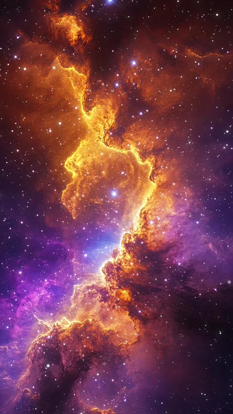 Galaxy and Nebula in space. Abstract space background, galaxies in outer space. Stock Footage 335212641