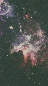 Galaxy and nebula. Space background. Elements of this Image Furnished by NASA Stock Photos