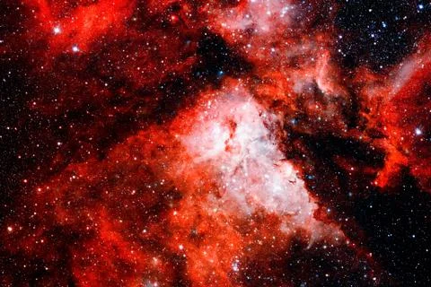 Galaxy and nebula in space. Elements of this image furnished by NASA Stock Photos
