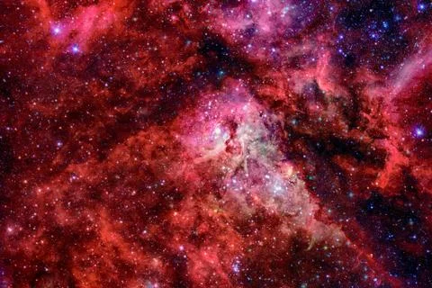 Galaxy and nebula in space. Elements of this image furnished by NASA Stock Photos