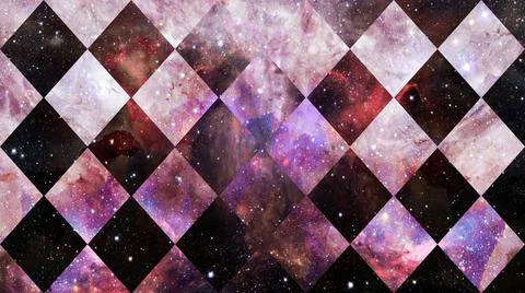 Galaxy and nebula in space. Elements of this image furnished by NASA. Spac... Foto stock