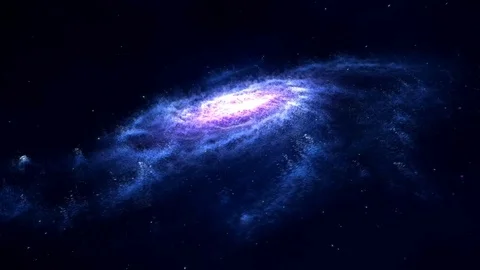 Galaxy And Star In Space At Singularity Vidéo 102056222