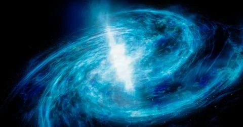 Galaxy background Cosmic deep space Stock-Illustration